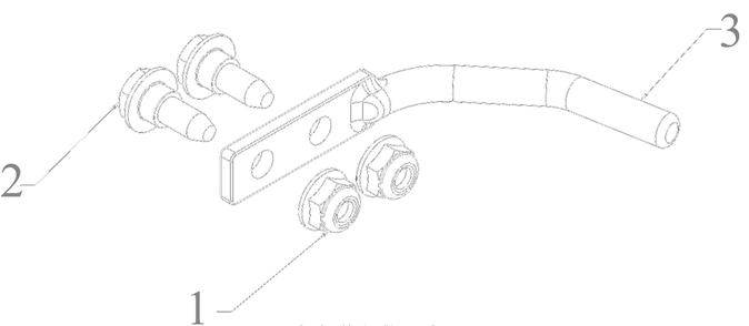 Attachments / 19b70054oem 42and46-Inch Double Bagger (2020) / Hardware Pack - Boot Diagram and Parts List for 2022 Yard Machines Lawn Tractor
